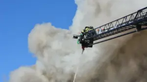 Smoke from the Ust-Luga oil terminal fire could reach Estonia