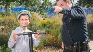 The police is checking electric scooters in Tartu today